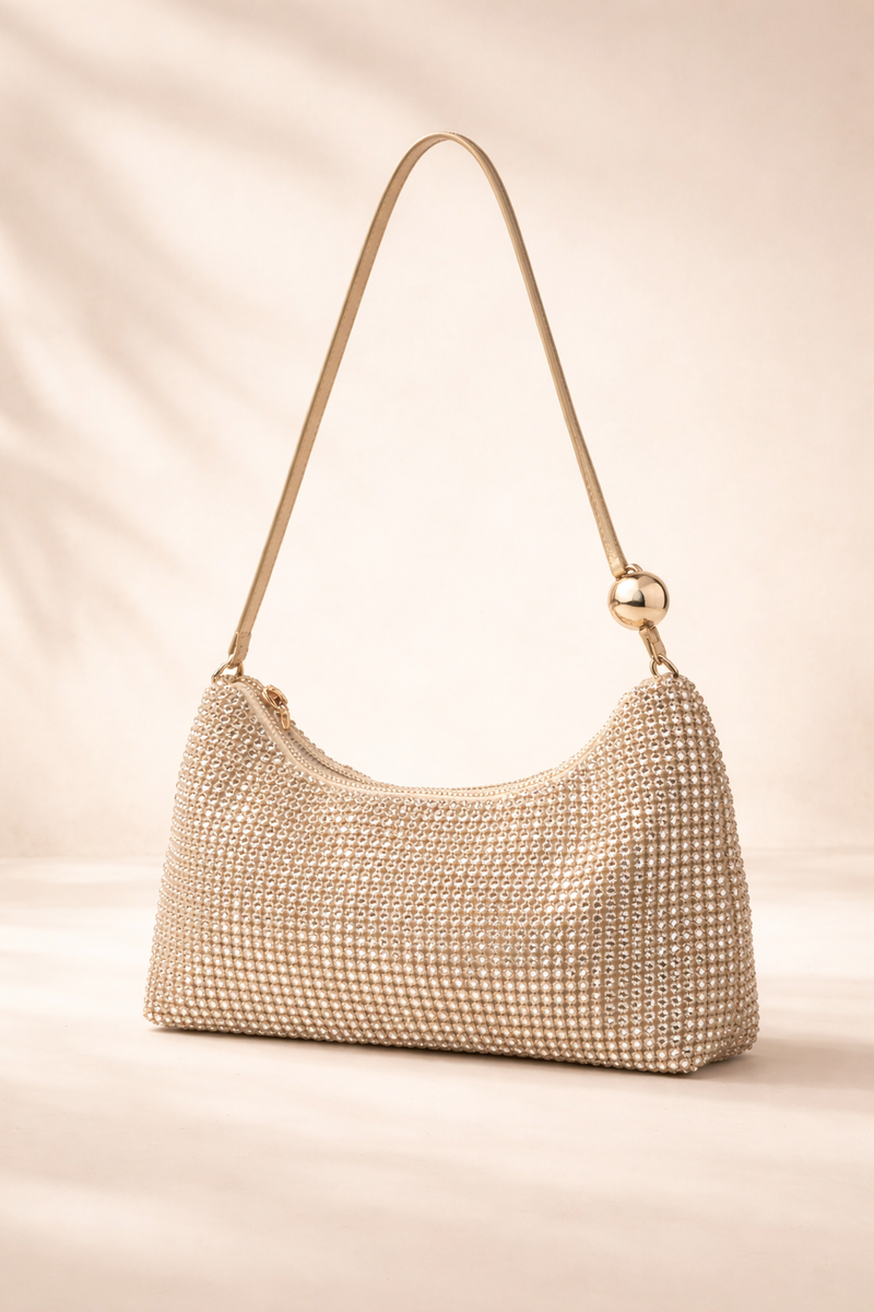 Mirae Rhinestone Evening Bag