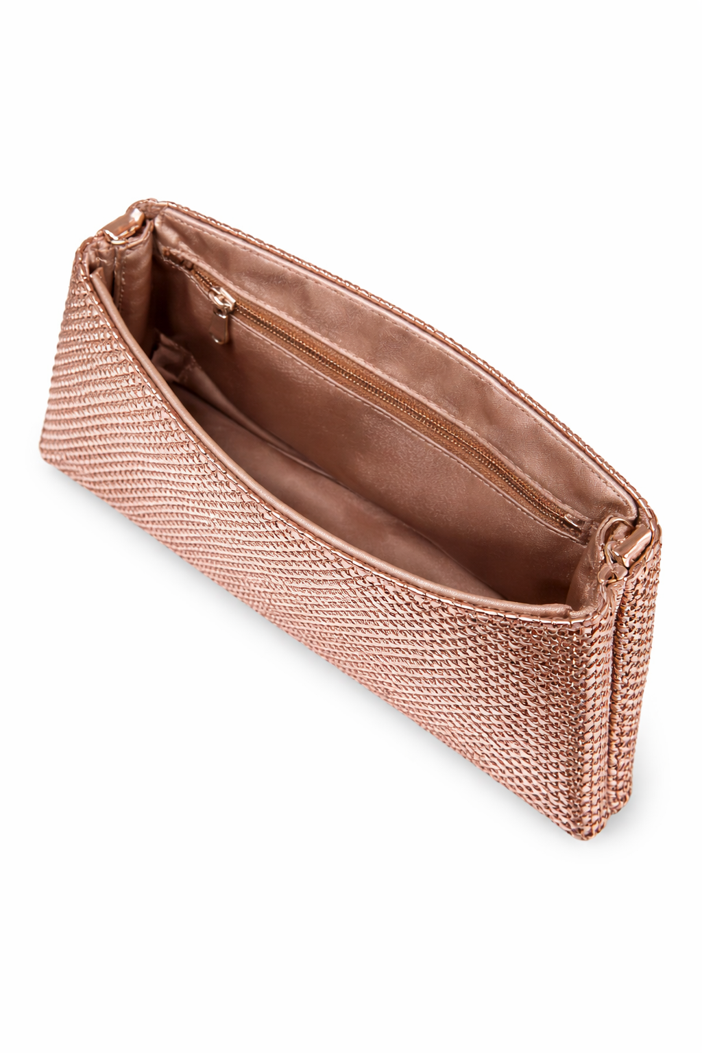 Mirae Metal Mesh Clutch Purse