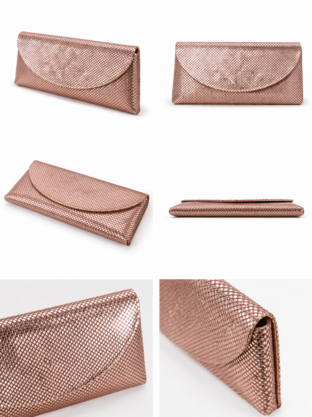 Mirae Metal Mesh Clutch Purse
