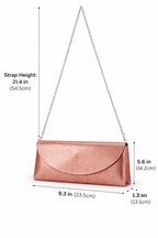 Mirae Metal Mesh Clutch Purse