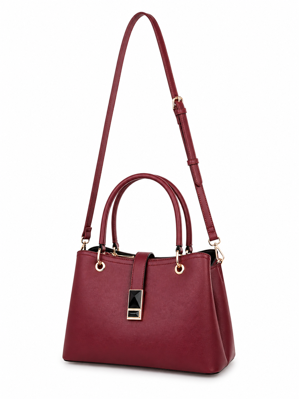 Mirae Royal Burgundy Handbag
