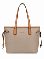 Mirae Soft Beige Carry Tote Bag