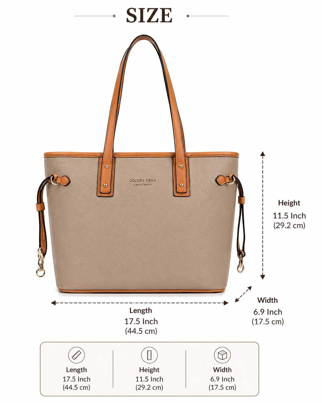 Mirae Soft Beige Carry Tote Bag