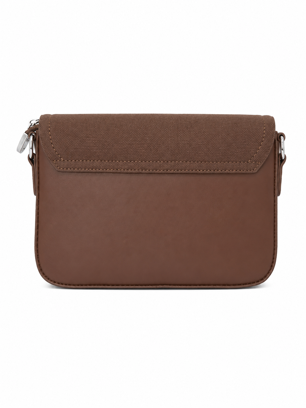 Mirae Brown Leather Crossbody Bag