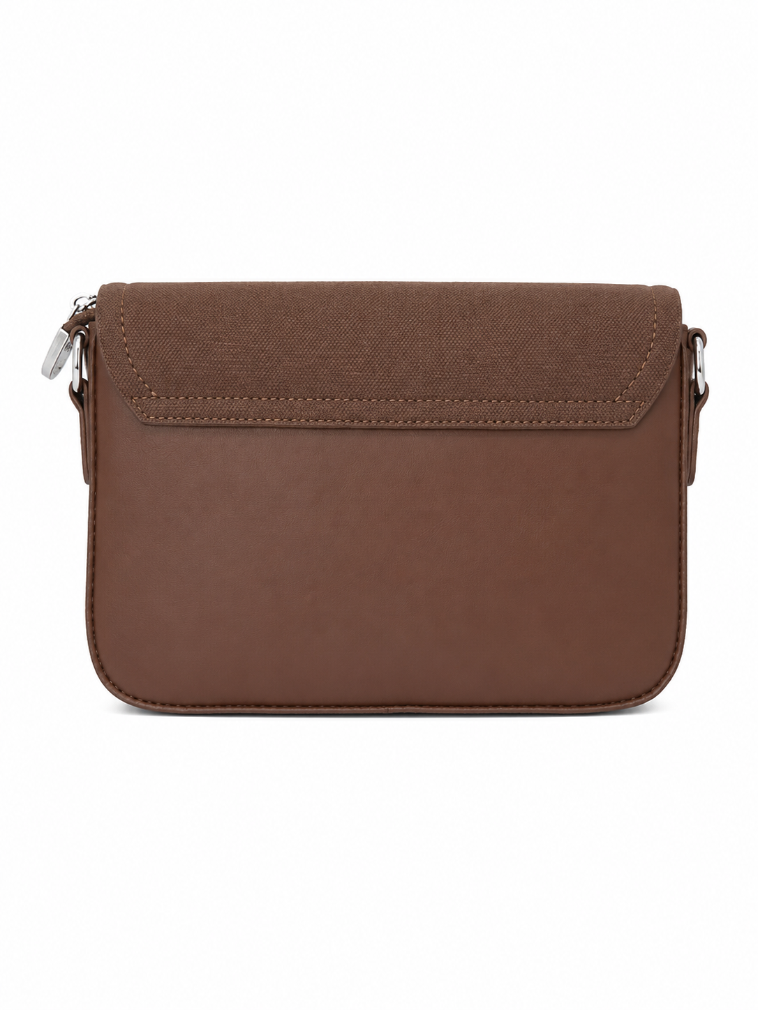 Mirae Brown Leather Crossbody Bag