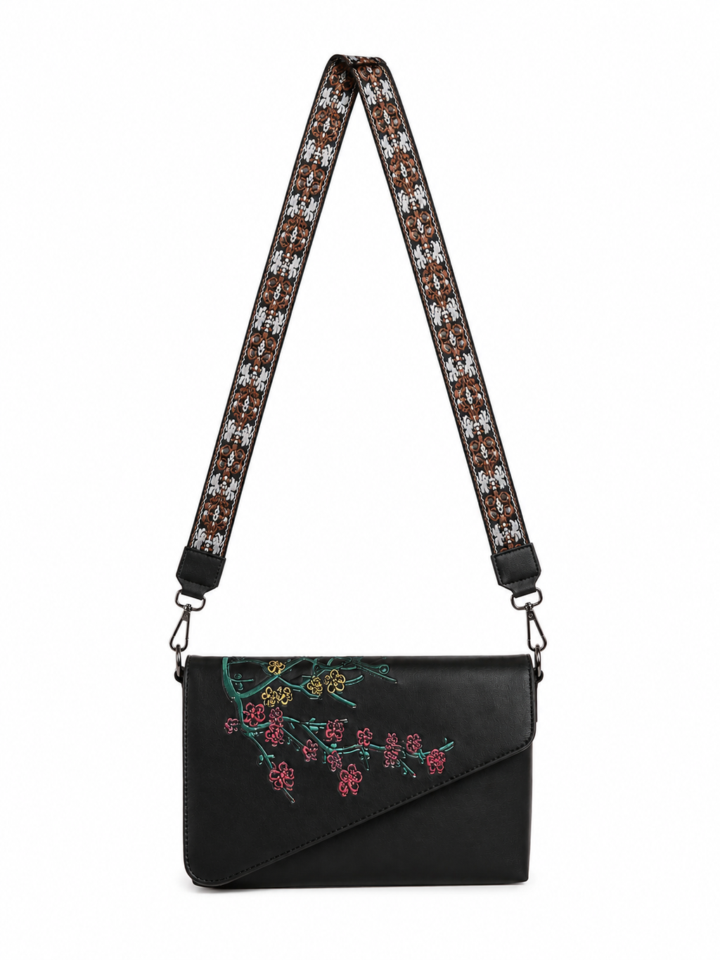Mirae Ornate Floral Crossbody Purse