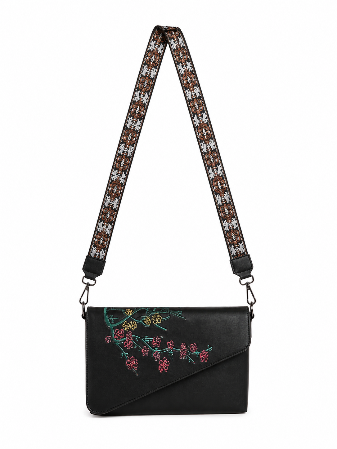 Mirae Ornate Floral Crossbody Purse
