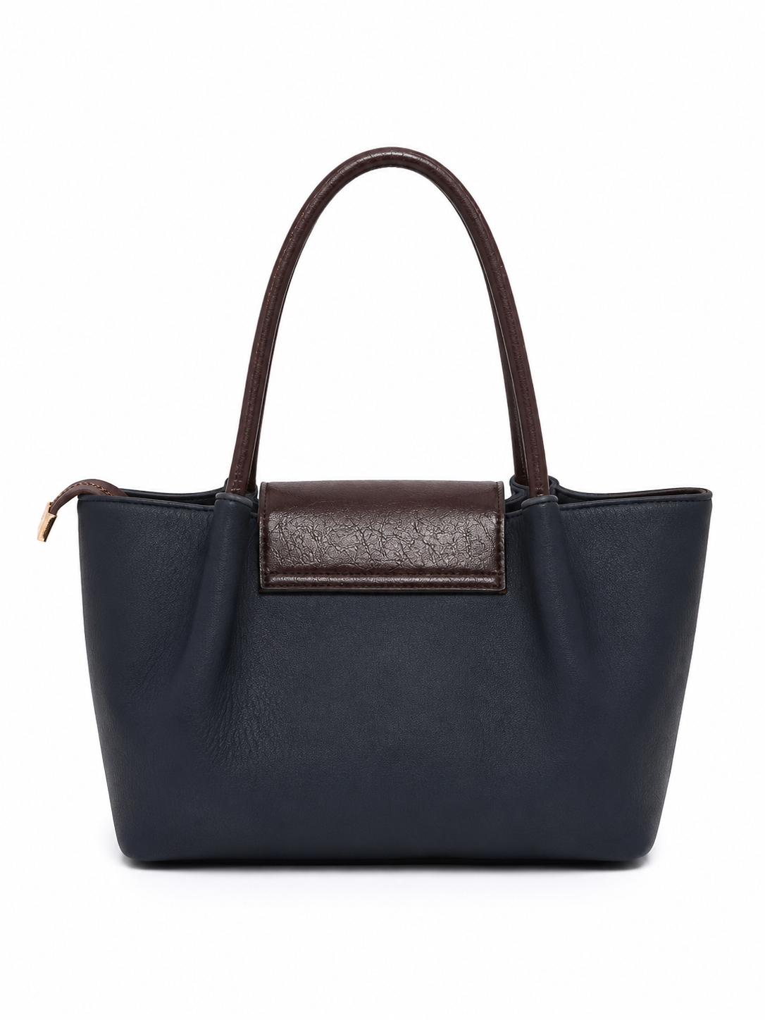 Mirae Black Leather Bag With Pom-Pom Charm