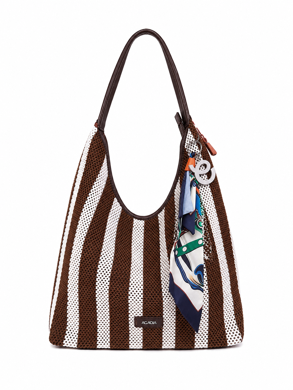 Mirae Crochet-knit Shoulder Bag