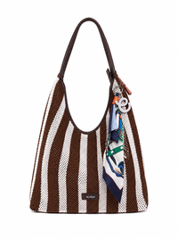 Mirae Crochet-knit Shoulder Bag