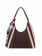 Mirae Crochet-knit Shoulder Bag