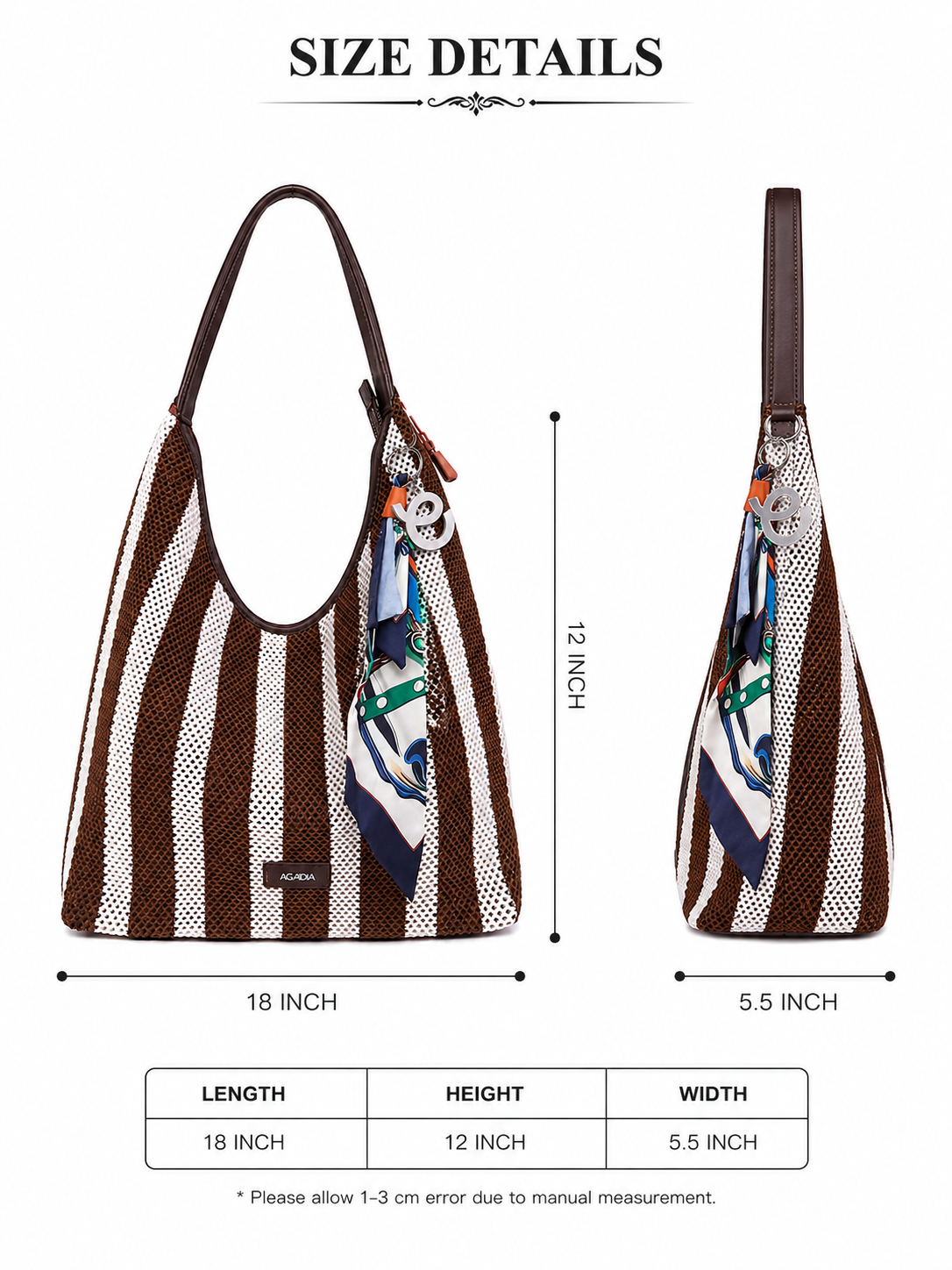 Mirae Crochet-knit Shoulder Bag