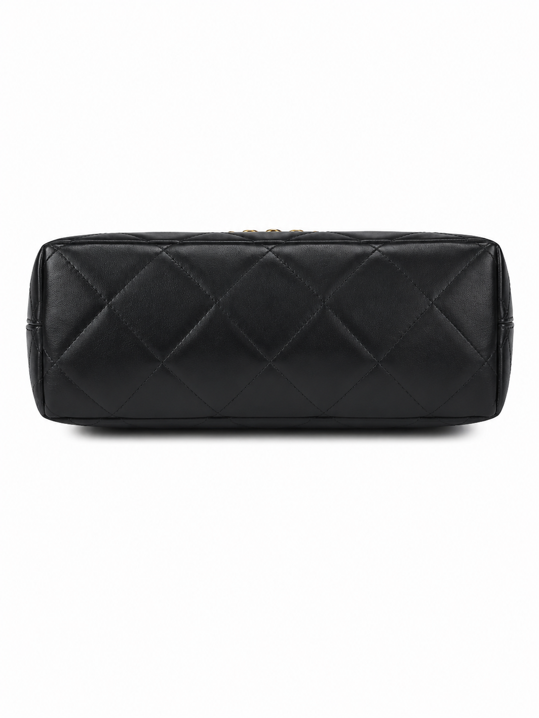 Mirae Two-tone Quilted Black Handbag