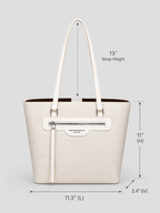 Mirea Ivory Muse Tote Bag