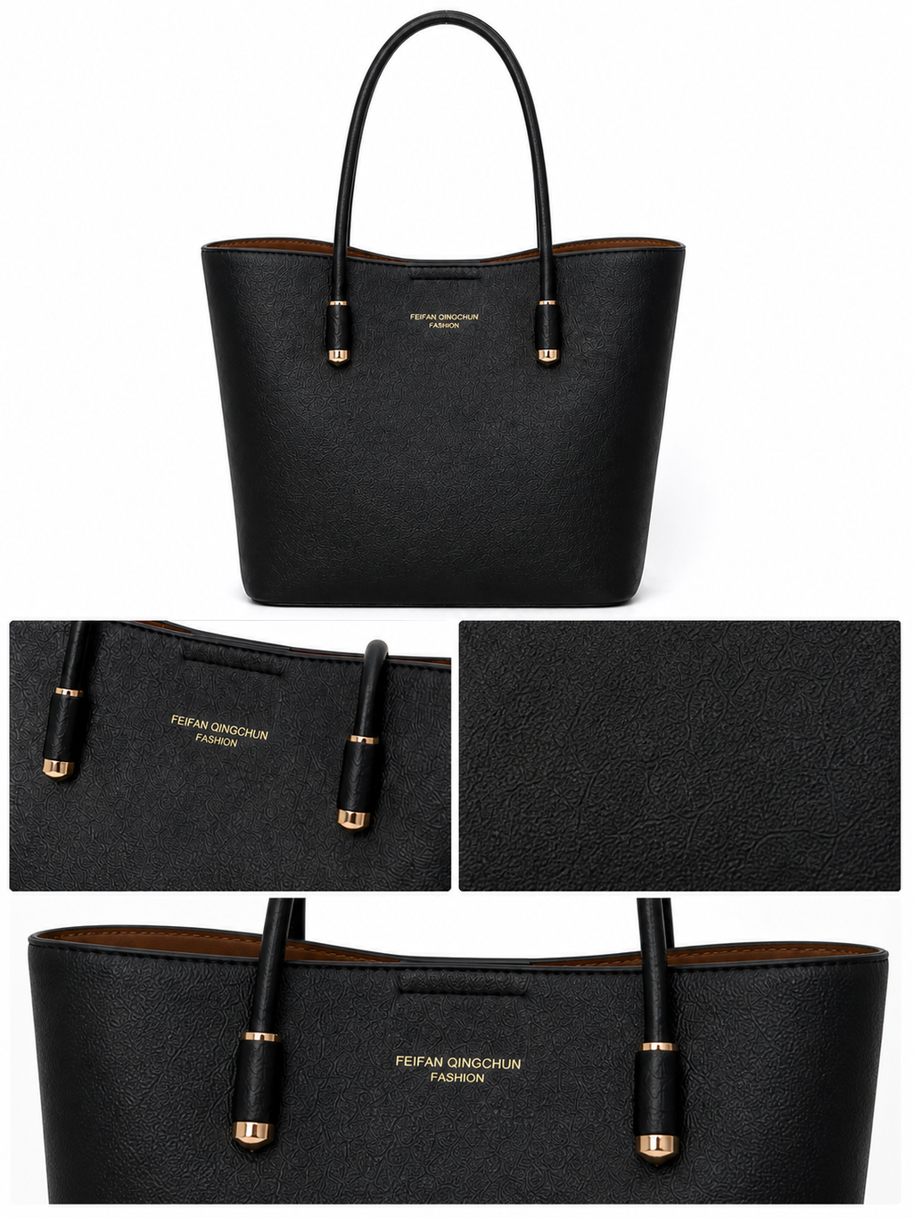 Mirae Black Edit Tote Bag