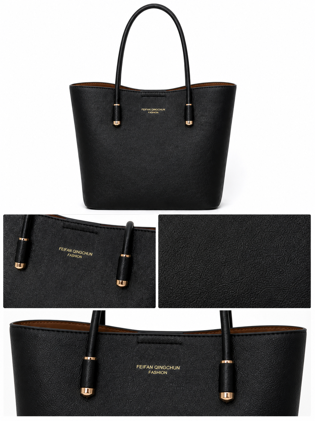 Mirae Black Edit Tote Bag