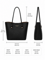 Mirae Black Edit Tote Bag