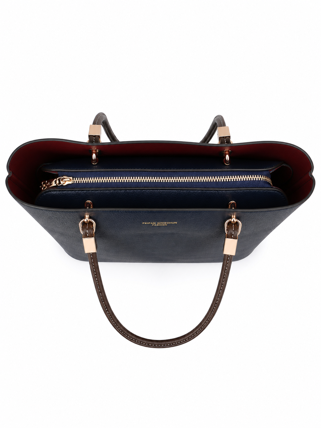 Mirae Icon Navy Tote Bag