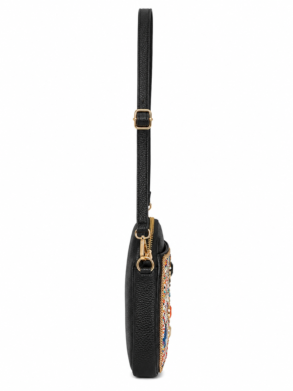 Mirae Beaded Owl Crossbody Bag