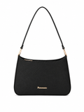 Mirae Black Baguette Bag