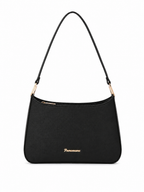 Mirae Black Baguette Bag