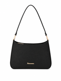 Mirae Black Baguette Bag