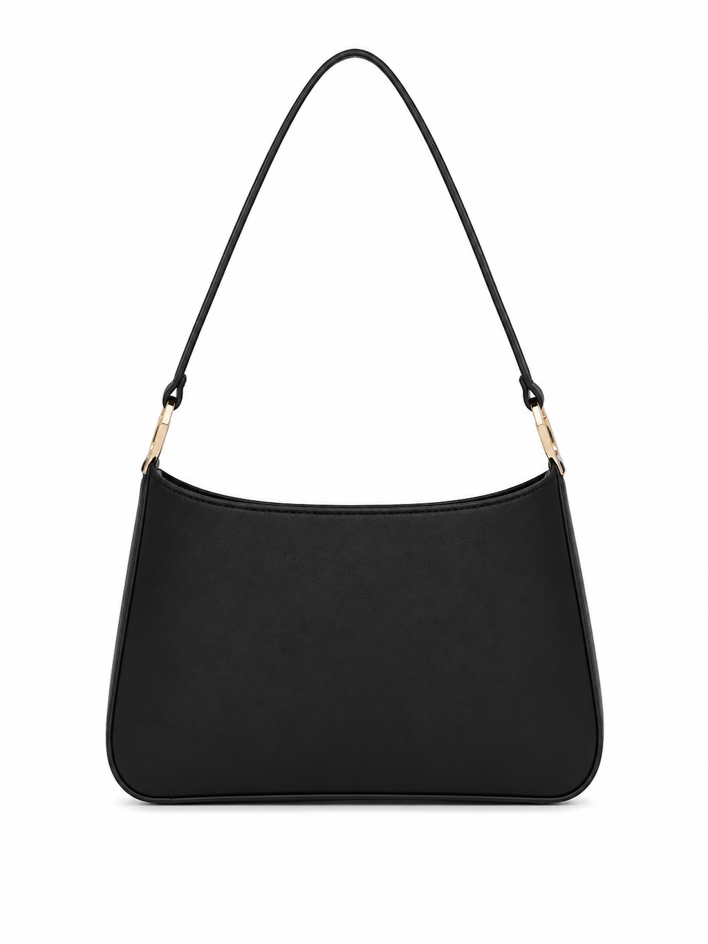 Mirae Black Baguette Bag