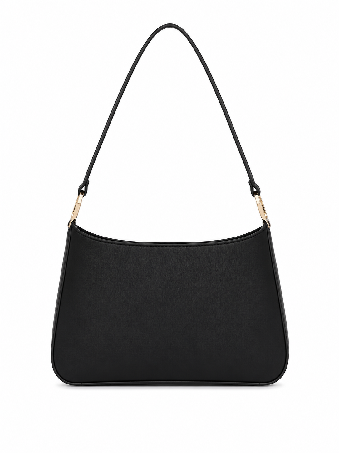 Mirae Black Baguette Bag