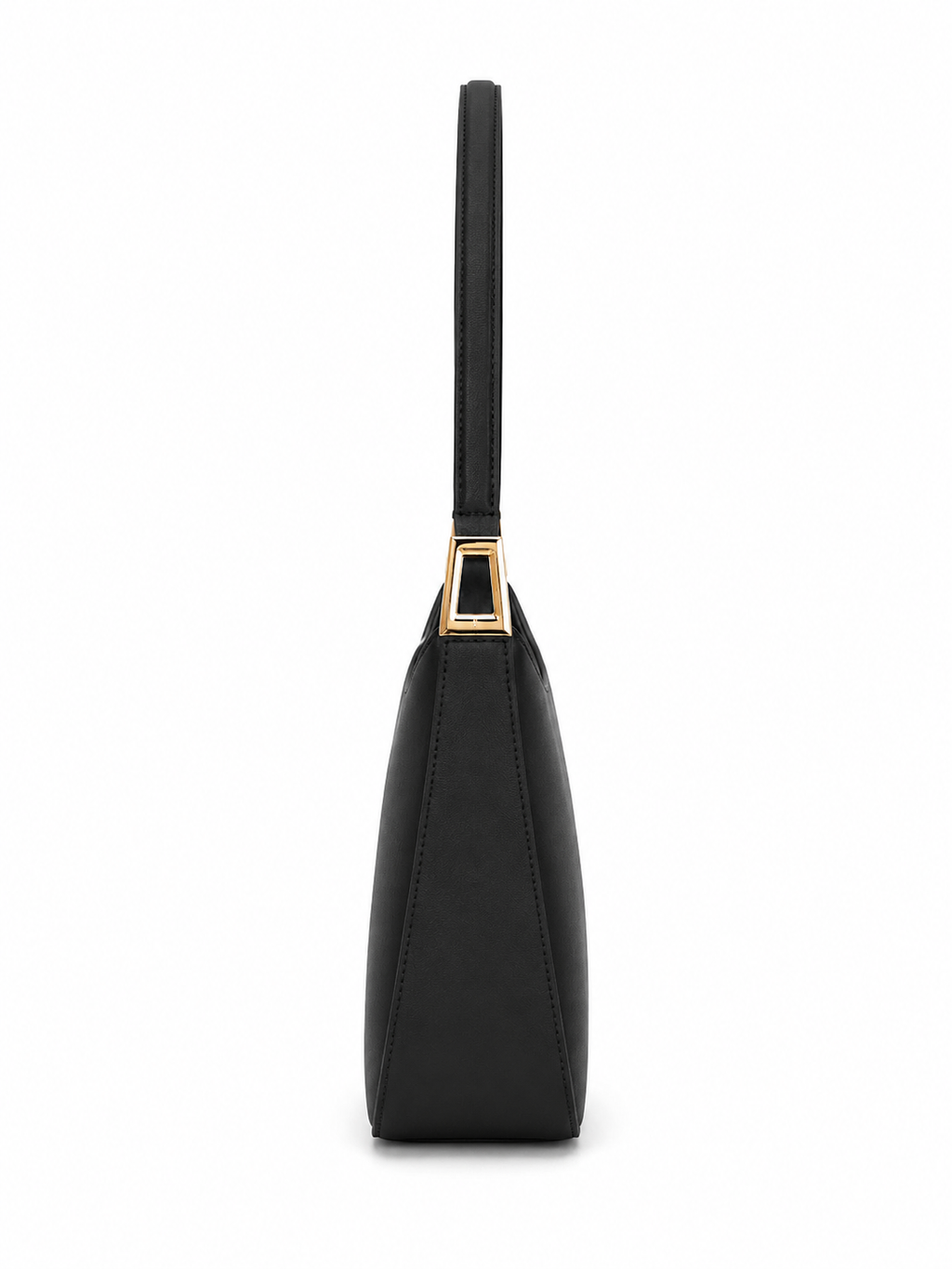 Mirae Black Baguette Bag