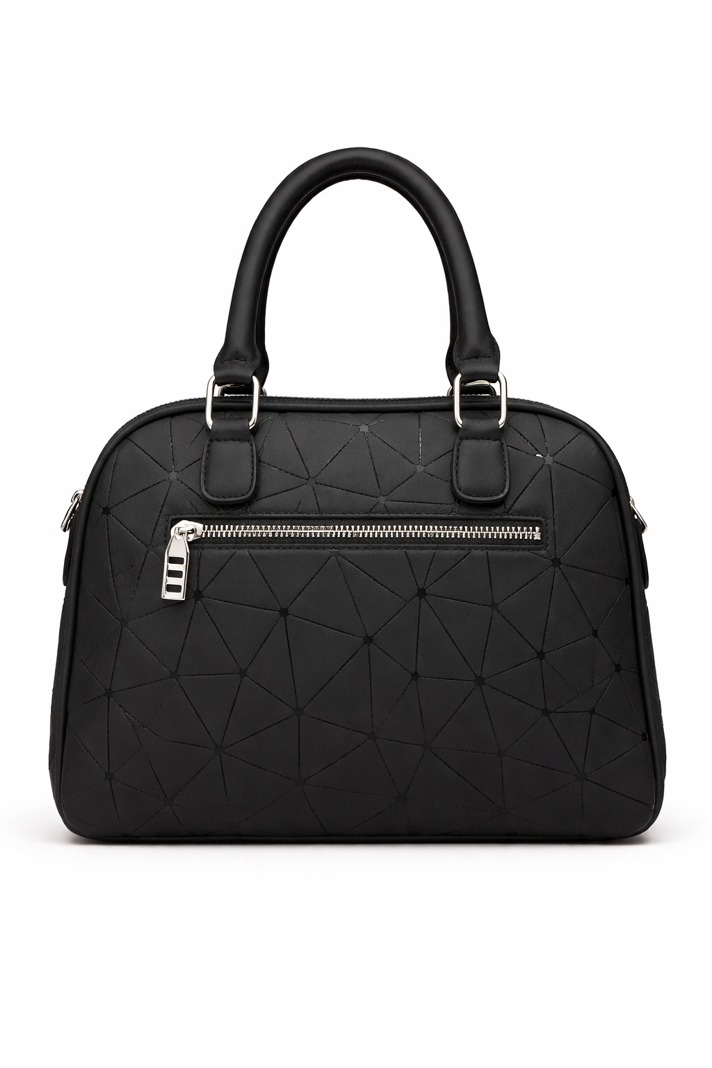 Mirae Black Geometric handbag