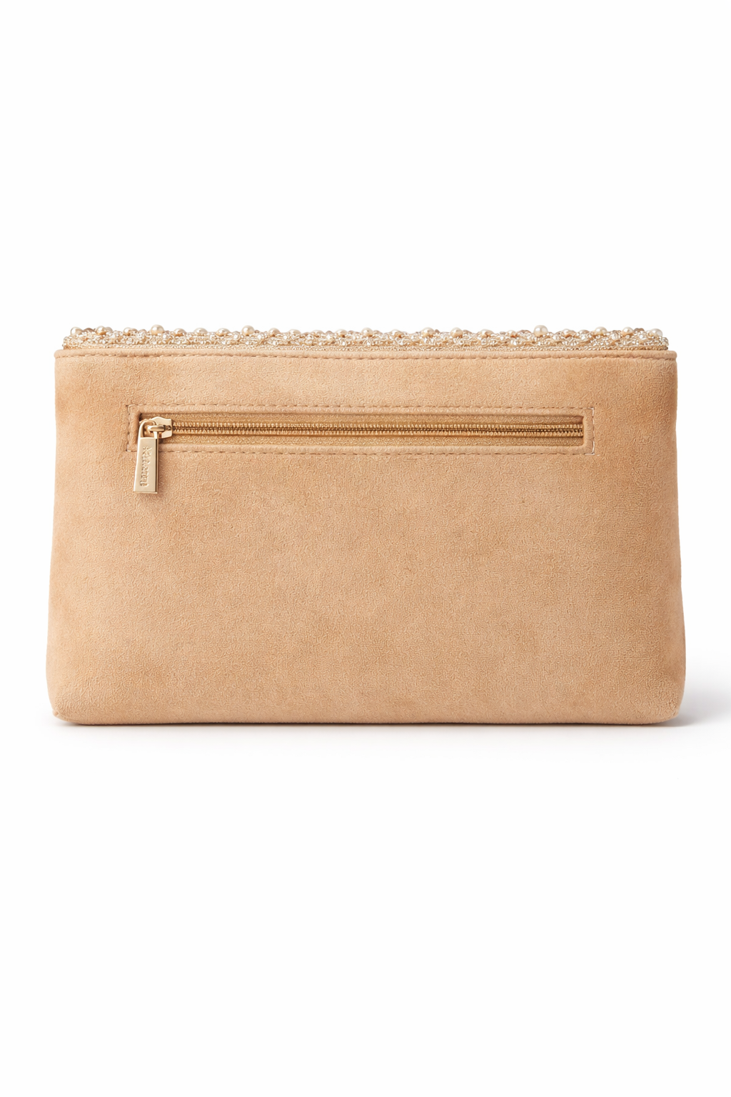 Mirae Bejeweled Clutch With Perl Details