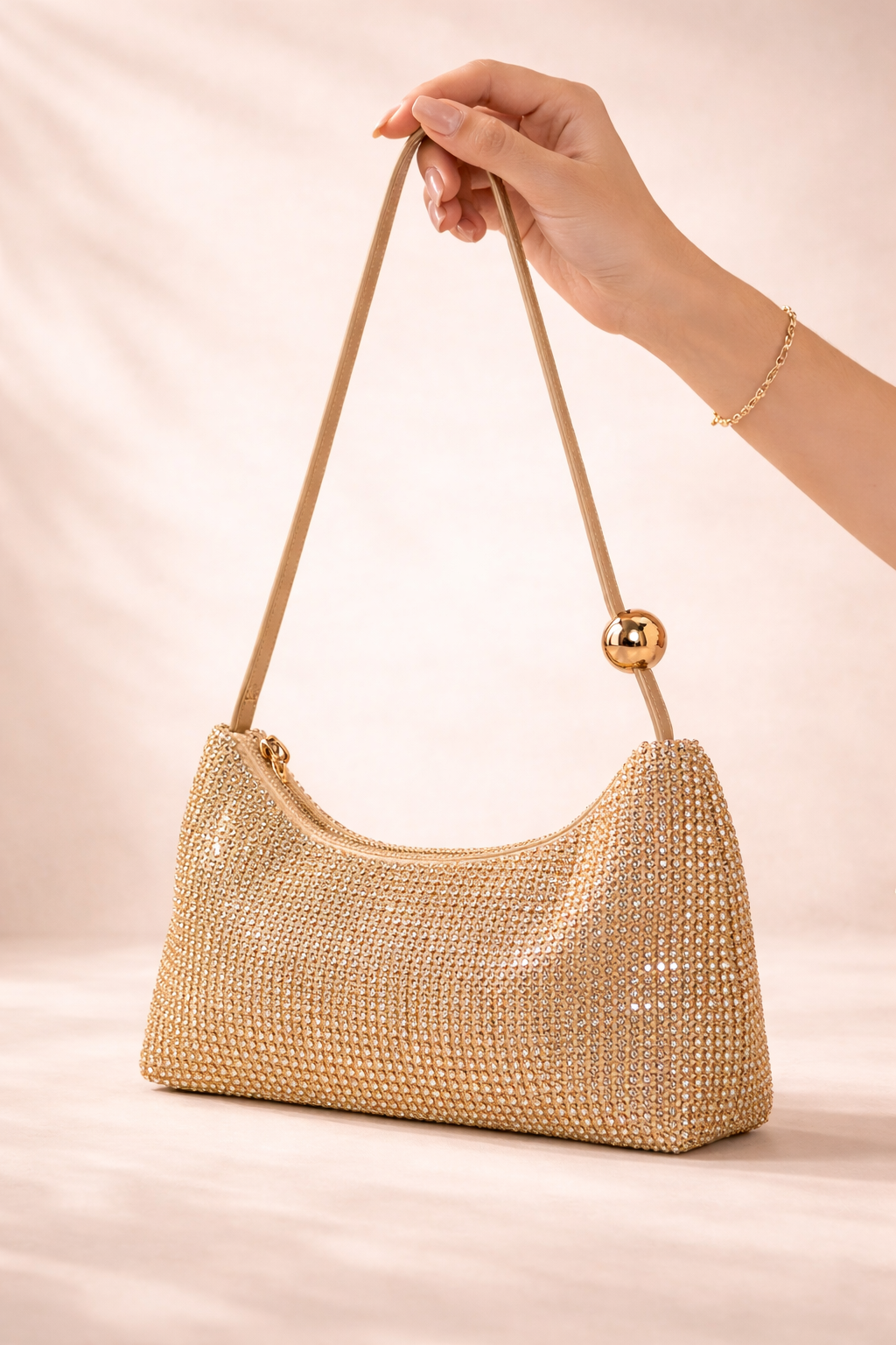 Mirae Rhinestone Evening Bag