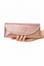 Mirae Metal Mesh Clutch Purse