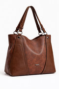 Mirae Sleek Taupe Leather Bag