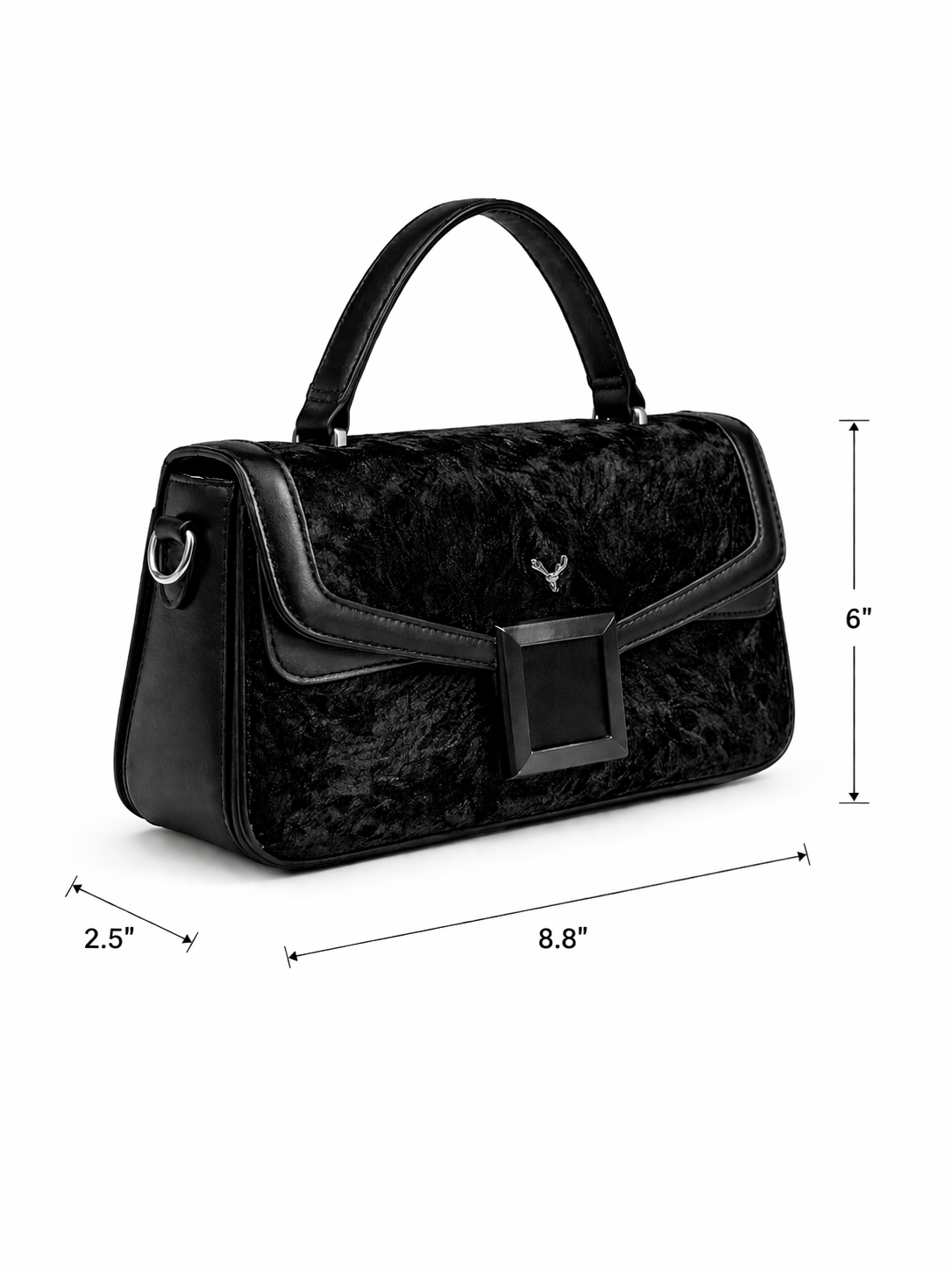 Mirae Chic Black Handbag
