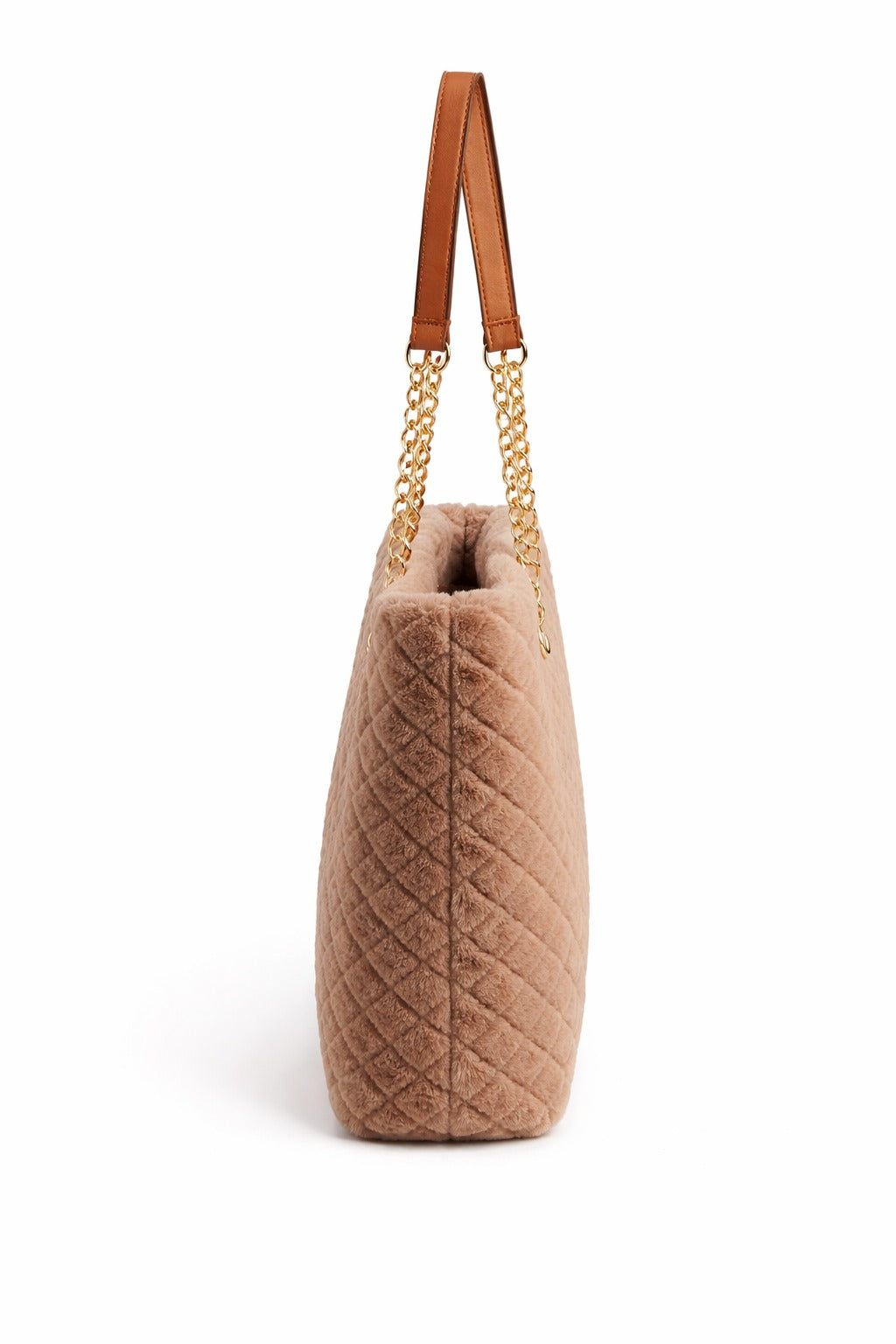 Mirae Plush Quilt Tote Bag