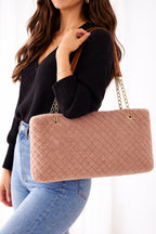 Mirae Plush Quilt Tote Bag