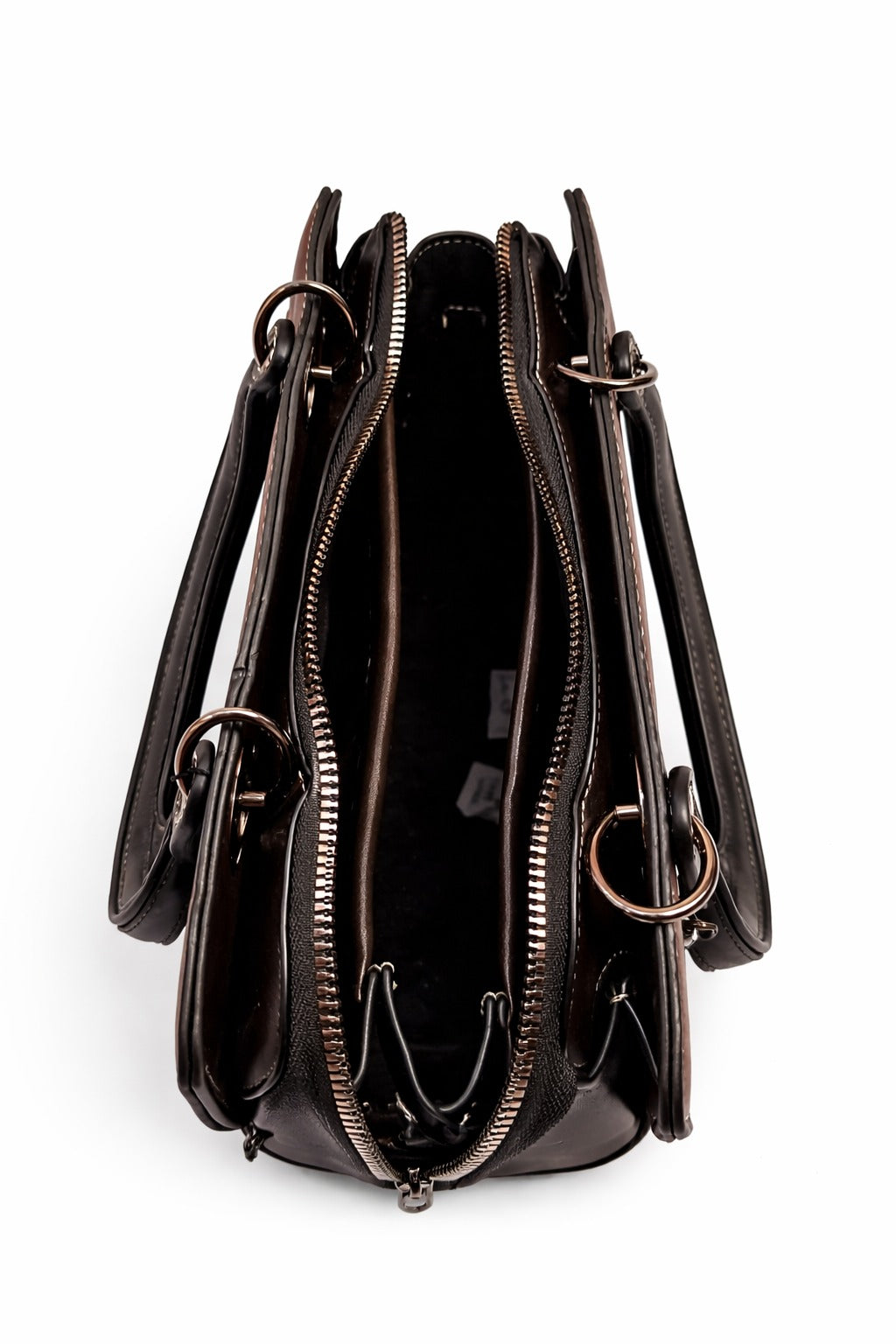 Mirae Embroidered  Peony Leather Handbag